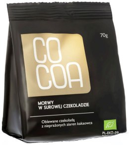 MORWA TURECKA W SUROWEJ CZEKOLADZIE BIO 70 g - COCOA COCOA (czekolady i bakalie w surowej czekoladzie)