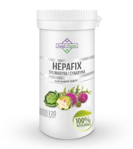 HEPAFIX SYLIMARYNA + CYNARYNA 120 KAPSUŁEK - SOUL FARM SOUL FARM (witaminy i ekstrakty)
