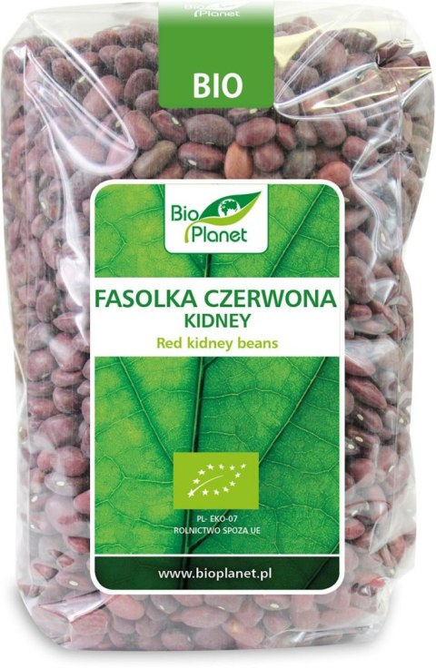 FASOLKA CZERWONA KIDNEY BIO 1 kg - BIO PLANET BIO PLANET - seria ZIELONA (strączkowe)