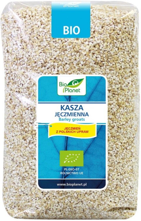 KASZA JĘCZMIENNA BIO 1 kg - BIO PLANET BIO PLANET - seria NIEBIESKA (ryże, kasze, ziarna) KASZA JĘCZMIENNA BIO 1 kg - BIO PLANET BIO PLANET - seria NIEBIESKA (ryże, kasze, ziarna)