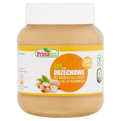 KREM Z PRAŻONYCH ORZESZKÓW ZIEMNYCH BEZGLUTENOWY BIO 360 g - PRIMAVIKA PRIMAVIKA (przetwory i pasty vege) KREM Z PRAŻONYCH ORZESZKÓW ZIEMNYCH BEZGLUTENOWY BIO 360 g - PRIMAVIKA PRIMAVIKA (przetwory i pasty vege)