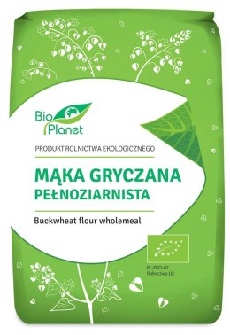 MĄKA GRYCZANA PEŁNOZIARNISTA BIO 1 kg - BIO PLANET BIO PLANET - seria MĄKI I SKROBIE