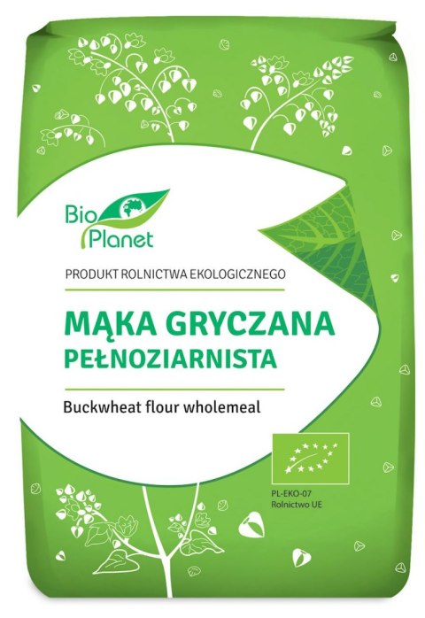 MĄKA GRYCZANA PEŁNOZIARNISTA BIO 1 kg - BIO PLANET BIO PLANET - seria MĄKI I SKROBIE MĄKA GRYCZANA PEŁNOZIARNISTA BIO 1 kg - BIO PLANET BIO PLANET - seria MĄKI I SKROBIE