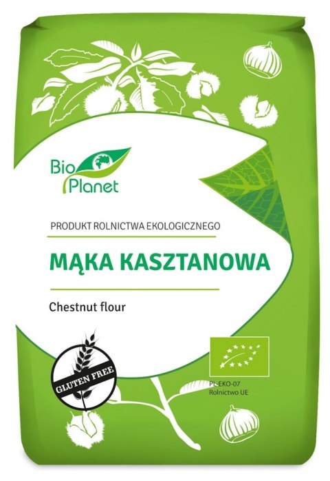 MĄKA KASZTANOWA BEZGLUTENOWA BIO 400 g - BIO PLANET BIO PLANET - seria MĄKI I SKROBIE