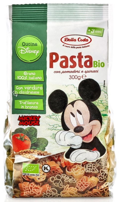 MAKARON (SEMOLINOWY TRÓJKOLOROWY) DISNEY MICKEY BIO 300 g - DALLA COSTA DALLA COSTA (makarony)