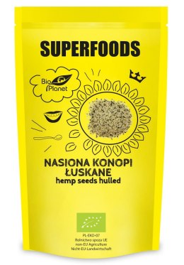 NASIONA KONOPI ŁUSKANE BIO 200 g - BIO PLANET BIO PLANET - seria SUPERFOODS