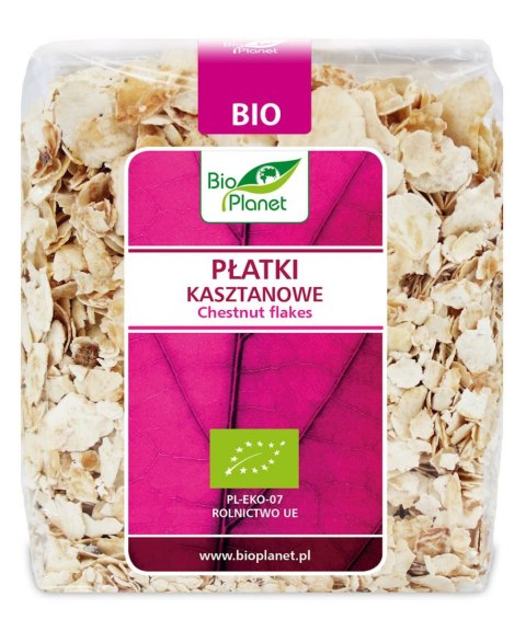 PŁATKI KASZTANOWE BIO 300 g - BIO PLANET BIO PLANET - seria RÓŻOWA (płatki, otręby, musli)