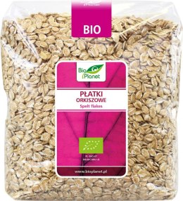 PŁATKI ORKISZOWE BIO 1 kg - BIO PLANET BIO PLANET - seria RÓŻOWA (płatki, otręby, musli)