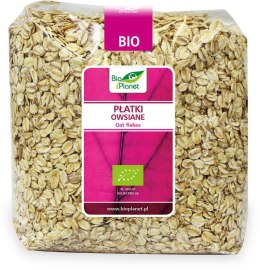 PŁATKI OWSIANE BIO 1 kg - BIO PLANET BIO PLANET - seria RÓŻOWA (płatki, otręby, musli)