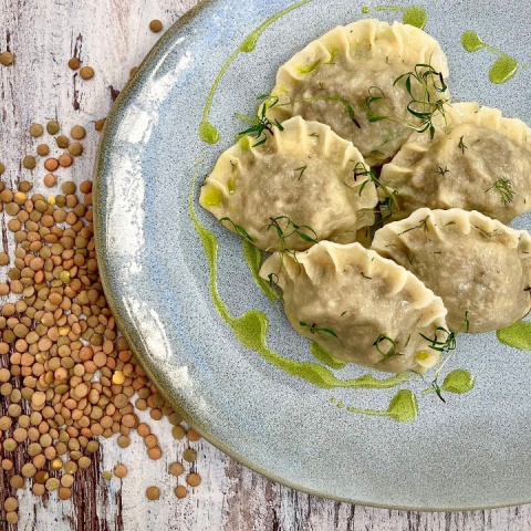 Pierogi z soczewicą Pierogi z soczewicą