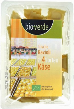 RAVIOLI ŚWIEŻE 4 SERY BIO 250 g - BIO-VERDE BIO-VERDE (oliwki, sery, makarony, przystawki)
