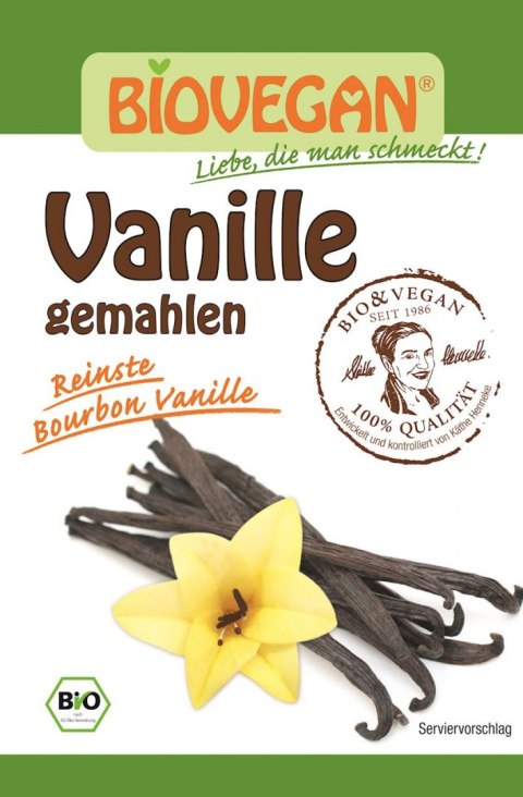 WANILIA BOURBON MIELONA BEZGLUTENOWA BIO 5 g - BIOVEGAN BIOVEGAN (dodatki do wypieków, drożdże) WANILIA BOURBON MIELONA BEZGLUTENOWA BIO 5 g - BIOVEGAN BIOVEGAN (dodatki do wypieków, drożdże)