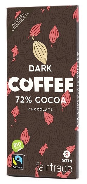 CZEKOLADA GORZKA Z ZIARNAMI KAWY FAIR TRADE BIO 100 g - OXFAM OXFAM FAIR TRADE (FT) (kawy i inne produkty FT) CZEKOLADA GORZKA Z ZIARNAMI KAWY FAIR TRADE BIO 100 g - OXFAM OXFAM FAIR TRADE (FT) (kawy i inne produkty FT)