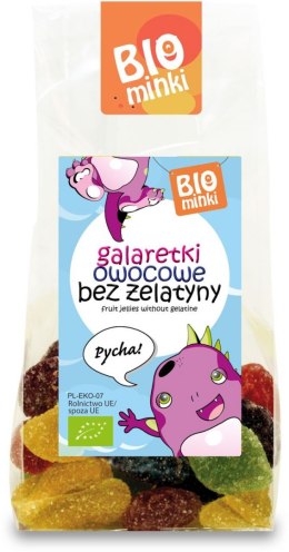 GALARETKI OWOCOWE BEZ ŻELATYNY BEZGLUTENOWE BIO 100 g - BIOMINKI BIOMINKI (przekąski dla dzieci, kaszki)