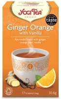 HERBATKA IMBIROWO - POMARAŃCZOWA Z WANILIĄ (GINGER ORANGE WITH VANILLA) BIO (17 x 1,8 g) 30,6 g - YOGI TEA YOGI TEA (herbaty i herbatki) HERBATKA IMBIROWO - POMARAŃCZOWA Z WANILIĄ (GINGER ORANGE WITH VANILLA) BIO (17 x 1,8 g) 30,6 g - YOGI TEA YOGI TEA (herbaty i herbatki)