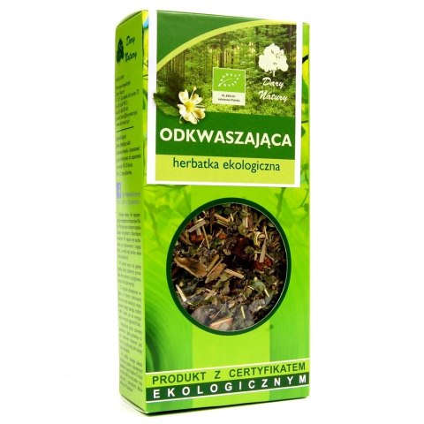 HERBATKA ODKWASZAJĄCA BIO 50 g - DARY NATURY DARY NATURY - herbatki HERBATKA ODKWASZAJĄCA BIO 50 g - DARY NATURY DARY NATURY - herbatki