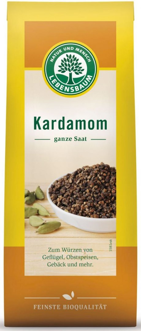 KARDAMON ZIARNO BIO 50 g - LEBENSBAUM LEBENSBAUM (przyprawy, herbaty, kawy) KARDAMON ZIARNO BIO 50 g - LEBENSBAUM LEBENSBAUM (przyprawy, herbaty, kawy)