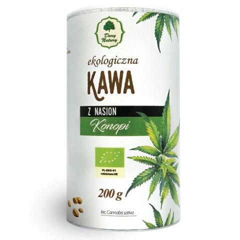 KAWA Z NASION KONOPI BIO 200 g - DARY NATURY DARY NATURY - inne