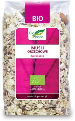 MUSLI ORZECHOWE BIO 300 g - BIO PLANET BIO PLANET - seria RÓŻOWA (płatki, otręby, musli)