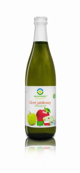 OCET JABŁKOWY 5 % NIEFILTROWANY BIO 500 ml - BIOFOOD BIOFOOD (soki, przetwory, octy, olej kokosowy)