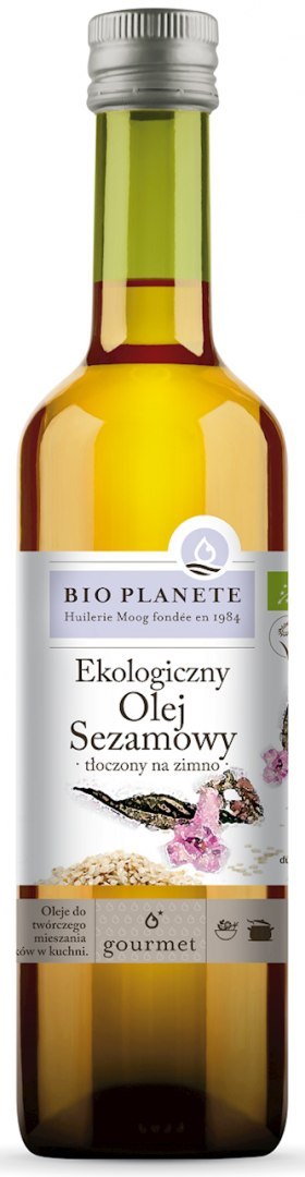 OLEJ SEZAMOWY TŁOCZONY NA ZIMNO BIO 500 ml - BIO PLANETE BIO PLANETE (oleje i oliwy)