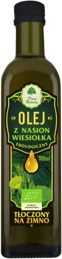 OLEJ Z WIESIOŁKA TŁOCZONY NA ZIMNO BIO 100 ml - DARY NATURY DARY NATURY - inne BIO