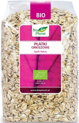 PŁATKI ORKISZOWE BIO 600 g - BIO PLANET BIO PLANET - seria RÓŻOWA (płatki, otręby, musli)