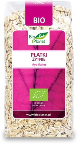 PŁATKI ŻYTNIE BIO 300 g - BIO PLANET BIO PLANET - seria RÓŻOWA (płatki, otręby, musli)