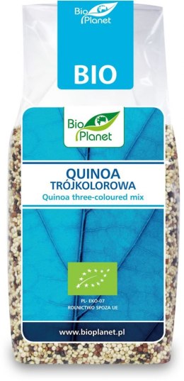 QUINOA TRÓJKOLOROWA BIO 250 g - BIO PLANET BIO PLANET - seria NIEBIESKA (ryże, kasze, ziarna)