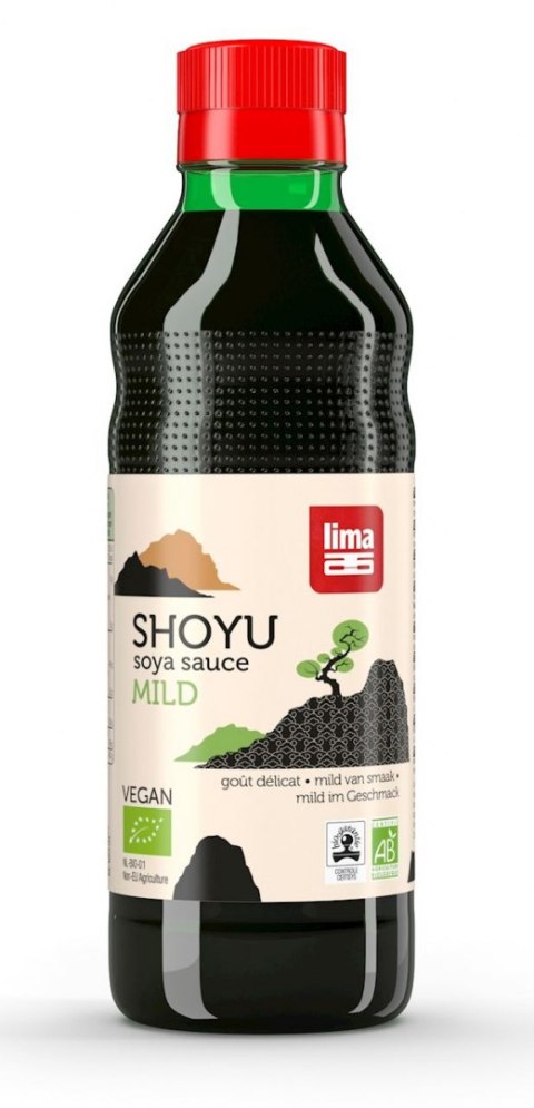 SOS SOJOWY SHOYU ŁAGODNY BIO 250 ml - LIMA LIMA (sosy sojowe, kawy zbożowe) SOS SOJOWY SHOYU ŁAGODNY BIO 250 ml - LIMA LIMA (sosy sojowe, kawy zbożowe)