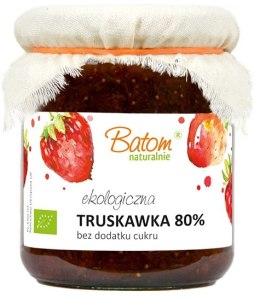 TRUSKAWKA 80 % BIO 260 g - BATOM BATOM (oleje, soki, sole kąpielowe)