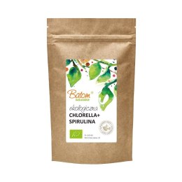 CHLORELLA + SPIRULINA BIO 500 TABLETEK - BATOM BATOM (oleje, soki, sole kąpielowe)