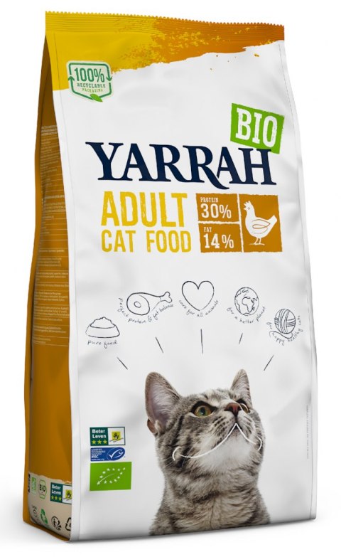 (DLA KOTA DOROSŁEGO) KARMA Z KURCZAKIEM BIO 800 g - YARRAH YARRAH (karma dla kotów i psów) (DLA KOTA DOROSŁEGO) KARMA Z KURCZAKIEM BIO 800 g - YARRAH YARRAH (karma dla kotów i psów)