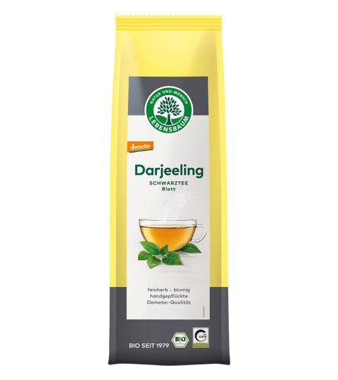 HERBATA CZARNA DARJEELING LIŚCIASTA DEMETER BIO 75 g - LEBENSBAUM LEBENSBAUM (przyprawy, herbaty, kawy)