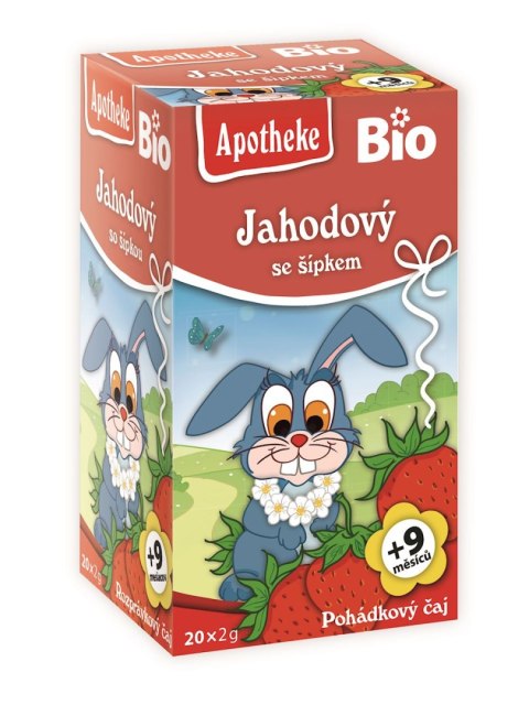 HERBATKA DLA DZIECI - DZIKA RÓŻA, TRUSKAWKA PO 9 MIESIĄCU BIO (20 x 2 g) 40 g - APOTHEKE APOTHEKE (herbatki dla dzieci, dorosłych, błonnik HERBATKA DLA DZIECI - DZIKA RÓŻA, TRUSKAWKA PO 9 MIESIĄCU BIO (20 x 2 g) 40 g - APOTHEKE APOTHEKE (herbatki dla dzieci, dorosłych, błonnik