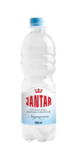 WODA ŹRÓDLANA ŚREDNIOZMINERALIZOWANA NIEGAZOWANA 500 ml - JANTAR JANTAR (woda i suplementy)