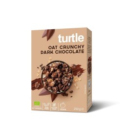 MUSLI OWSIANE Z GORZKĄ CZEKOLADĄ BEZGLUTENOWE BIO 250 g - TURTLE TURTLE (owsianki, płatki)
