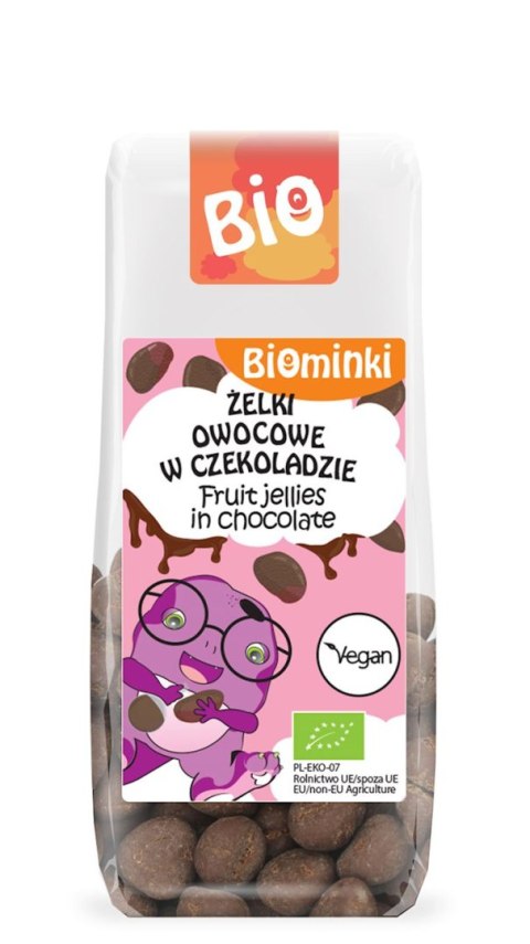 ŻELKI OWOCOWE W CZEKOLADZIE BIO 100 g - BIOMINKI BIOMINKI (przekąski dla dzieci, kaszki)