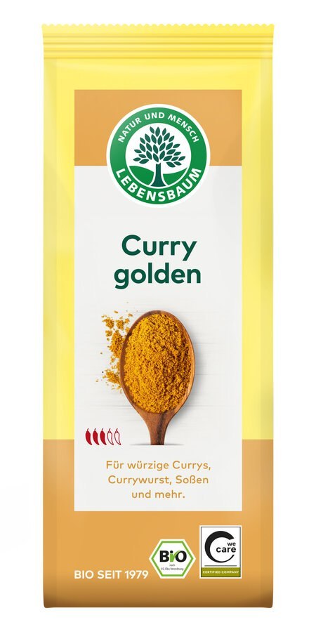 CURRY ZŁOTE BIO 50 g - LEBENSBAUM LEBENSBAUM (przyprawy, herbaty, kawy)