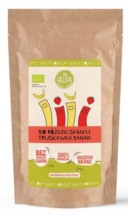 RÓŻDŻKI SMAKU MIX TRUSKAWKA - BANAN (LIOFILIZOWANE OWOCE) BIO (10 x 2 g) 20 g - HELPA HELPA (kaszki)