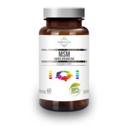 MSM SIARKA ORGANICZNA (650 mg) 60 KAPSUŁEK - SOUL FARM SOUL FARM (witaminy i ekstrakty)