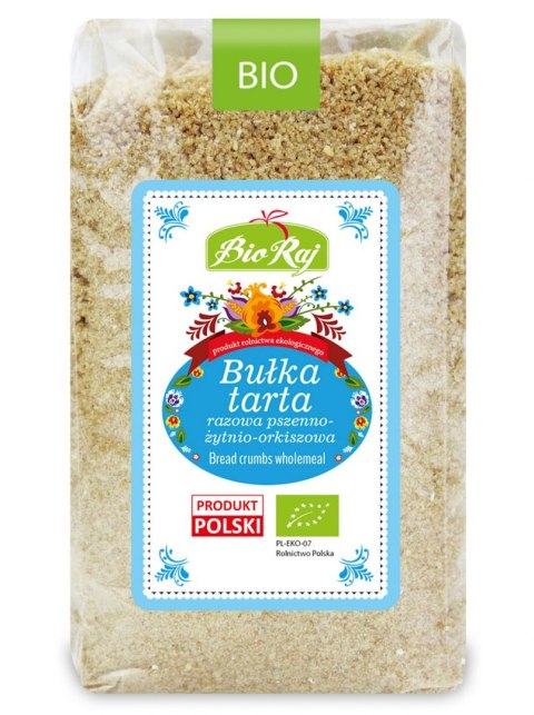 BUŁKA TARTA RAZOWA BIO (POLSKA) 500 g - BIO RAJ BIO RAJ (100 % z Polski) BUŁKA TARTA RAZOWA BIO (POLSKA) 500 g - BIO RAJ BIO RAJ (100 % z Polski)