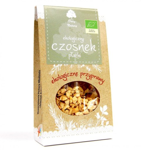 CZOSNEK PŁATKI BIO 50 g - DARY NATURY DARY NATURY - przyprawy i zioła CZOSNEK PŁATKI BIO 50 g - DARY NATURY DARY NATURY - przyprawy i zioła