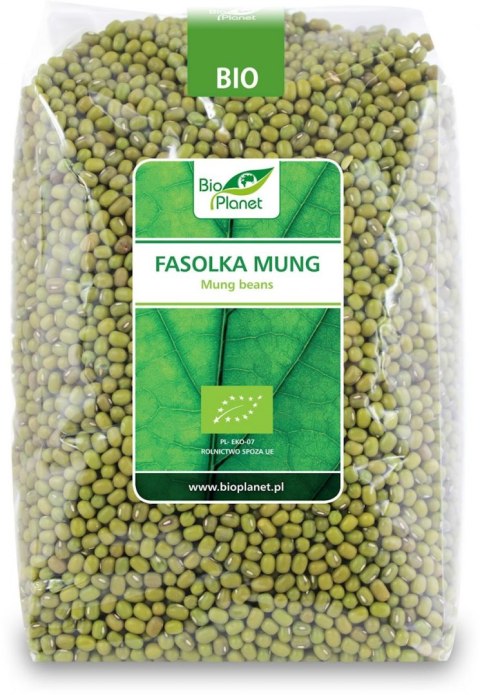 FASOLKA MUNG BIO 1 kg - BIO PLANET BIO PLANET - seria ZIELONA (strączkowe) FASOLKA MUNG BIO 1 kg - BIO PLANET BIO PLANET - seria ZIELONA (strączkowe)