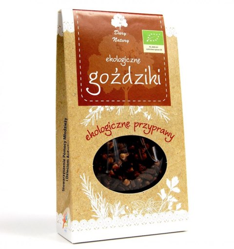 GOŹDZIKI CAŁE BIO 30 g - DARY NATURY DARY NATURY - przyprawy i zioła GOŹDZIKI CAŁE BIO 30 g - DARY NATURY DARY NATURY - przyprawy i zioła
