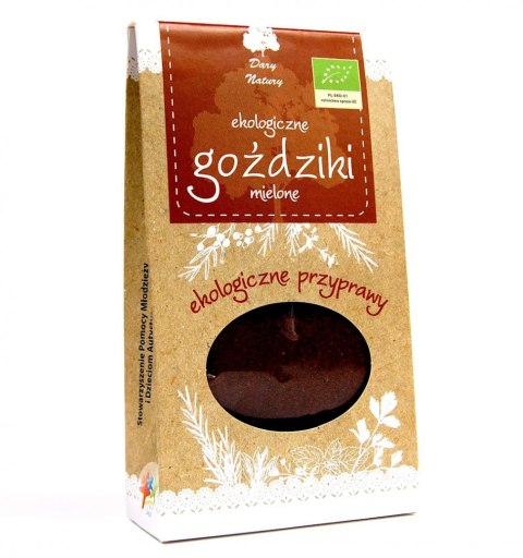 GOŹDZIKI MIELONE BIO 30 g - DARY NATURY DARY NATURY - przyprawy i zioła GOŹDZIKI MIELONE BIO 30 g - DARY NATURY DARY NATURY - przyprawy i zioła