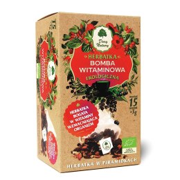 HERBATKA BOMBA WITAMINOWA PIRAMIDKI BIO (15 x 3 g) 45 g - DARY NATURY DARY NATURY - herbatki