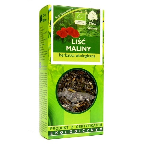 HERBATKA LIŚĆ MALINY BIO 25 g - DARY NATURY DARY NATURY - herbatki HERBATKA LIŚĆ MALINY BIO 25 g - DARY NATURY DARY NATURY - herbatki
