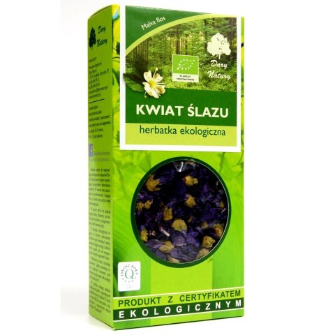 HERBATKA Z KWIATU ŚLAZU BIO 20 g - DARY NATURY DARY NATURY - herbatki