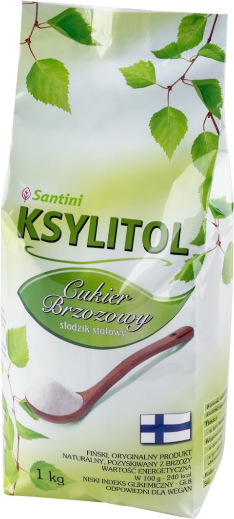 KSYLITOL 1 kg (TOREBKA) - SANTINI (FINLANDIA) SANTINI (ksylitol, gumy do żucia SPRY)